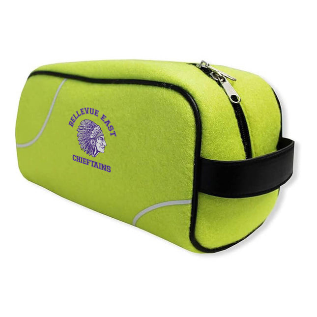 Bellevue East Chieftains Tennis Toiletry and Cosmetics Bag - Authentic Series