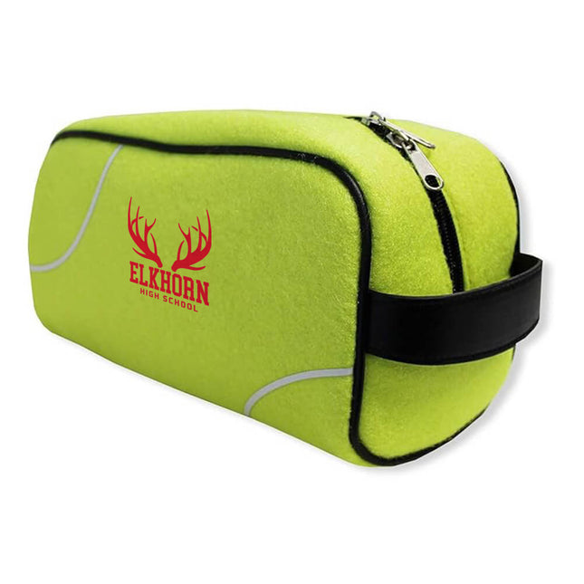 Elkhorn High School Antlers Tennis Toiletry and Cosmetics Bag - Authentic Series