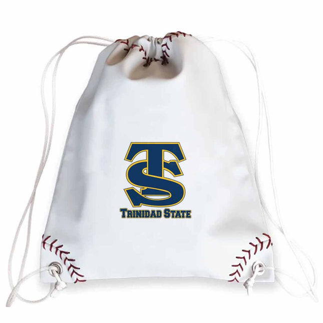 Trinidad State College Trojans Baseball Drawstring Bag - Authentic Series