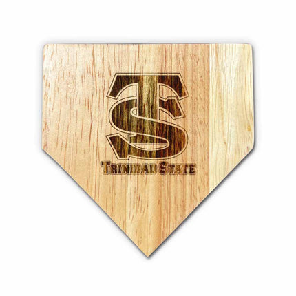 Trinidad State College Trojans Baseball Home Plate Coasters “Laser Etched”