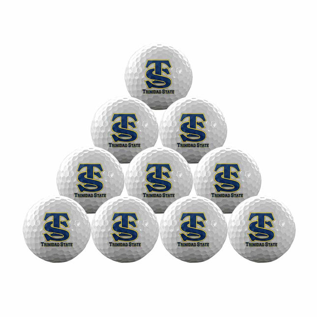 Trinidad State College Trojans Golf One Dozen Golf Balls - Authentic Series