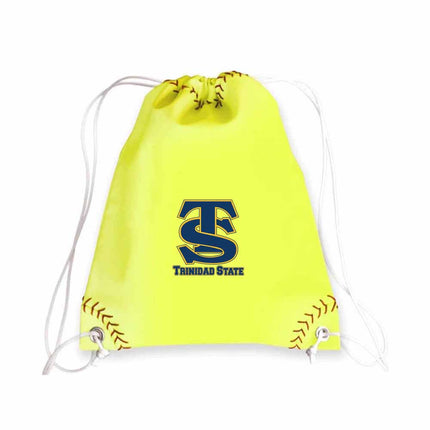 Trinidad State College Trojans Softball Drawstring Bag - Authentic Series