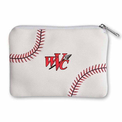 Wabash Valley College Warriors Baseball Tee / Ball Marker / Coin Pouch - Authentic Series