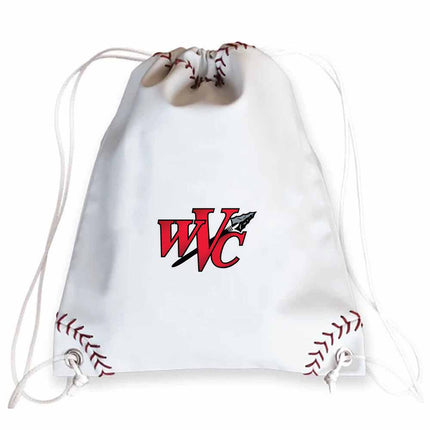 Wabash Valley College Warriors Baseball Drawstring Bag - Authentic Series