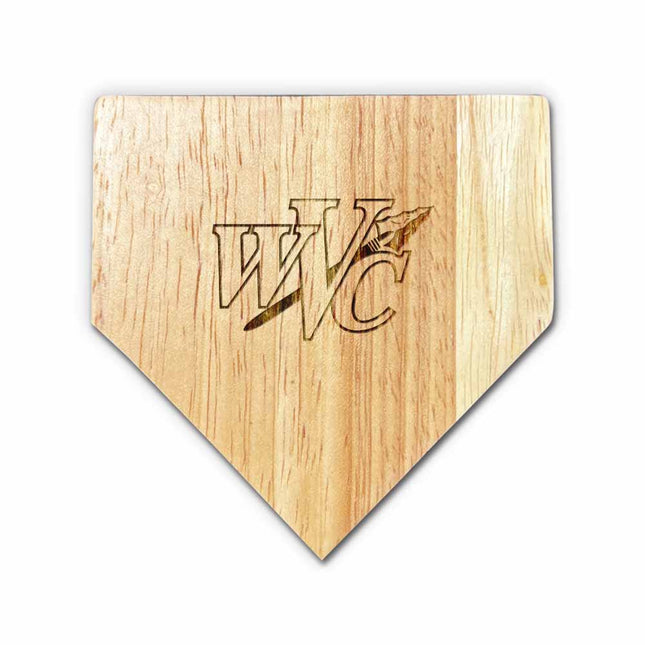 Wabash Valley College Warriors Baseball Home Plate Coasters “Laser Etched”
