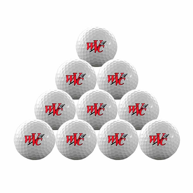 Wabash Valley College Warriors Golf One Dozen Golf Balls - Authentic Series