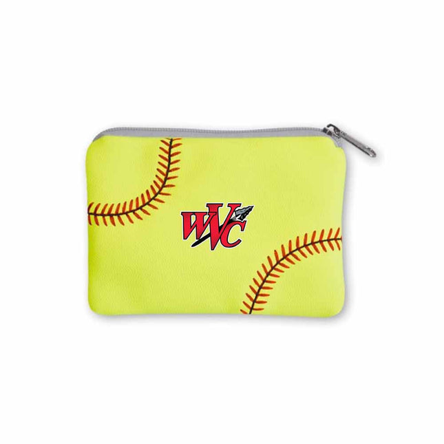 Wabash Valley College Warriors Softball Tee / Ball Marker / Coin Pouch - Authentic Series