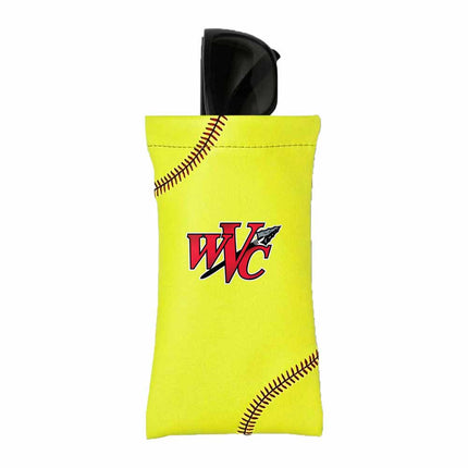 Wabash Valley College Warriors Softball Eyeglass Case - Authentic Series