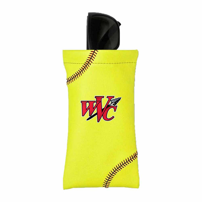 Wabash Valley College Warriors Softball Eyeglass Case - Authentic Series