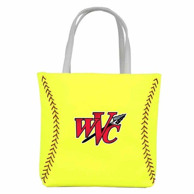 Wabash Valley College Warriors Softball Tote Handbag - Authentic Series