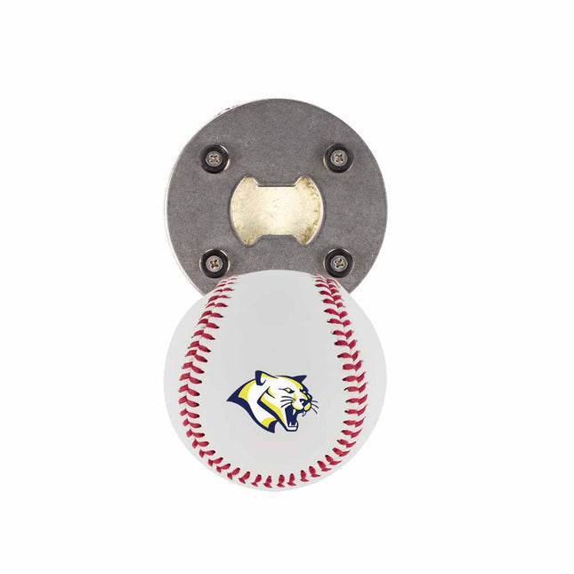Western Nebraska Community College Cougars Baseball Bottle Opener - Authentic Series