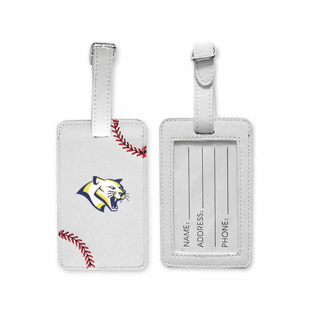 Western Nebraska Community College Cougars Baseball Luggage Tag - Authentic Series