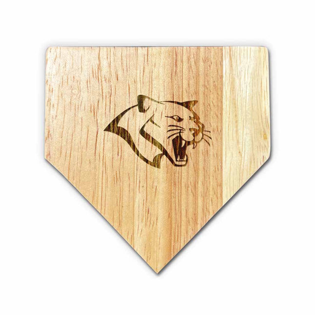 Western Nebraska Community College Cougars Baseball Home Plate Coasters “Laser Etched”