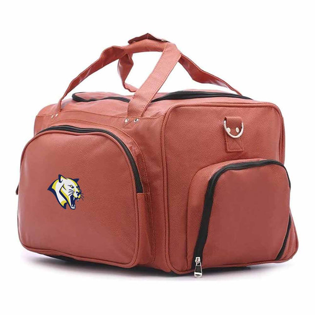 Western Nebraska Community College Cougars Basketball Duffel Bag - Authentic Series