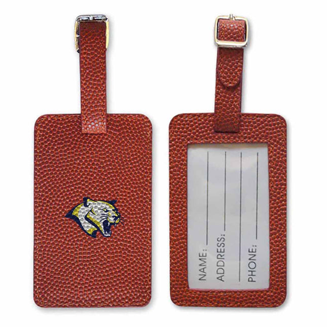 Western Nebraska Community College Cougars Basketball Luggage Tag - Authentic Series