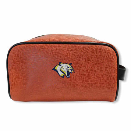 Western Nebraska Community College Cougars Basketball Toiletry and Cosmetics Bag - Authentic Series