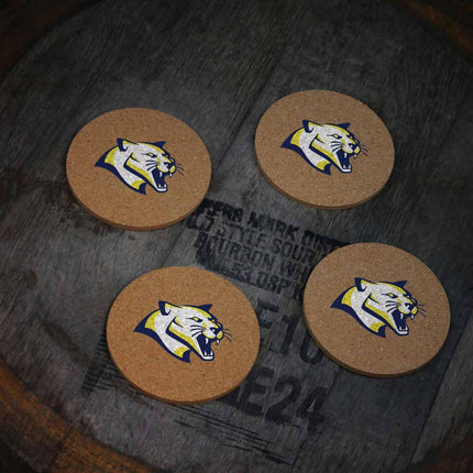 Western Nebraska Community College Cougars Cork Coasters