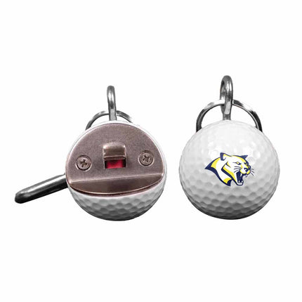 Western Nebraska Community College Cougars Golf Ball Bottle Opener - Authentic Series