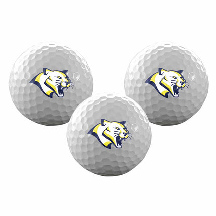 Western Nebraska Community College Cougars Golf Sleeve of 3 Golf Balls - Authentic Series