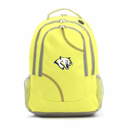 Western Nebraska Community College Cougars Softball Backpack - Authentic Series
