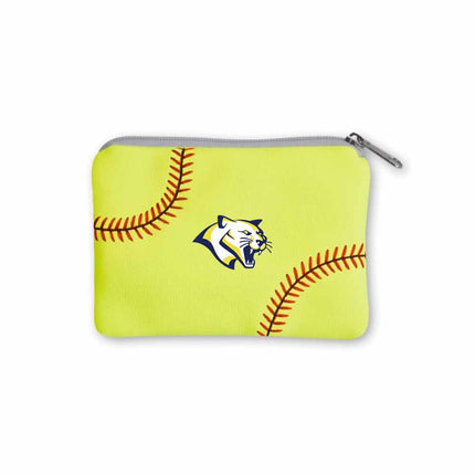 Western Nebraska Community College Cougars Softball Tee / Ball Marker / Coin Pouch - Authentic Series
