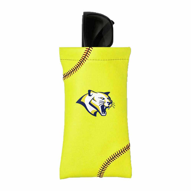 Western Nebraska Community College Cougars Softball Eyeglass Case - Authentic Series