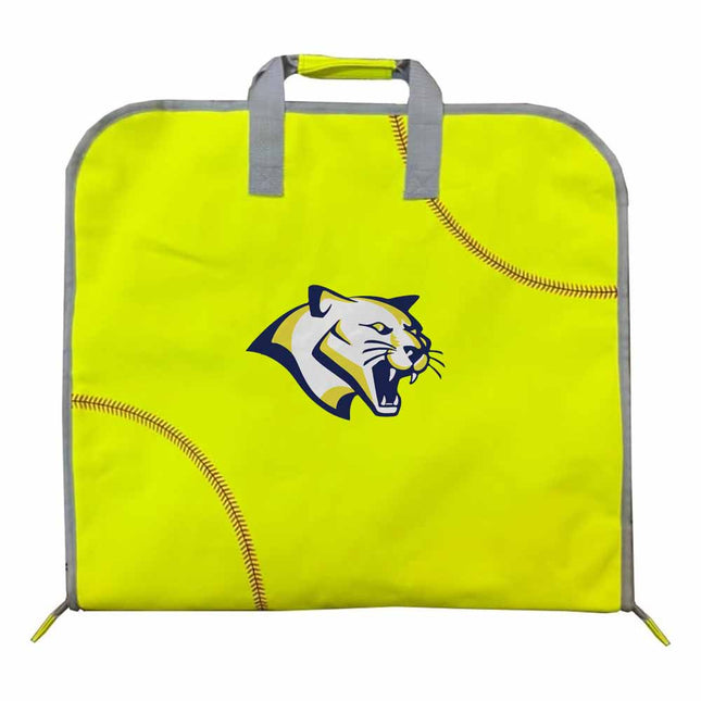 Western Nebraska Community College Cougars Softball Garment Bag - Authentic Series