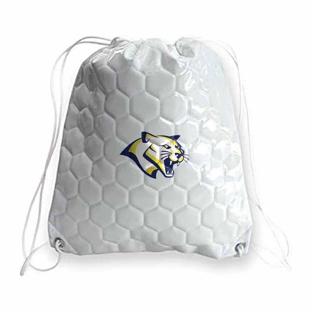 Western Nebraska Community College Cougars Soccer Drawstring Bag - Authentic Series