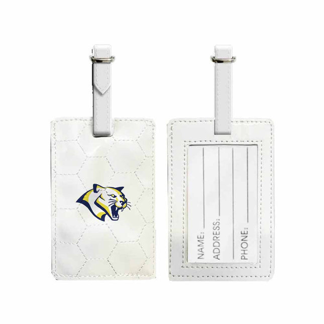 Western Nebraska Community College Cougars Soccer Luggage Tag - Authentic Series