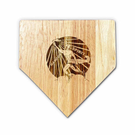 Blackwell Maroons Wood Home Plate Coasters “Laser Etched”
