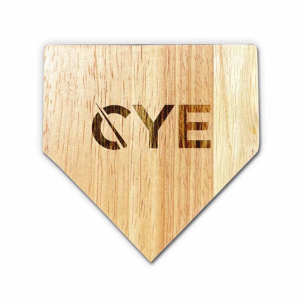 CYE Wood Home Plate Coasters “Laser Etched”