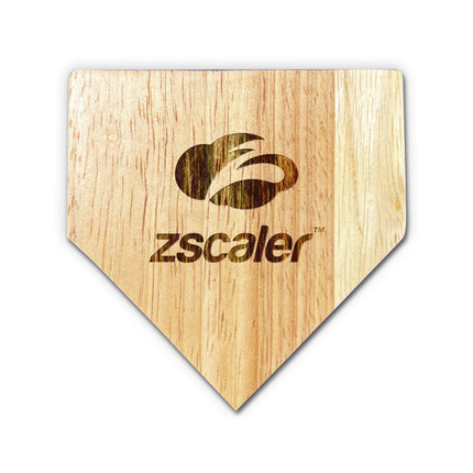 ZScaler Wood Home Plate Coasters “Laser Etched”