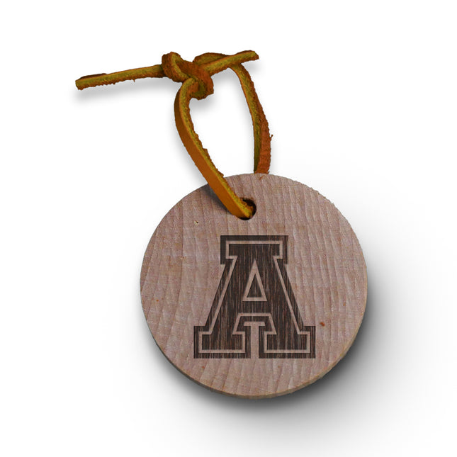 Austin Maroons Wood Slice Ornament “Laser Etched” - Authentic Series