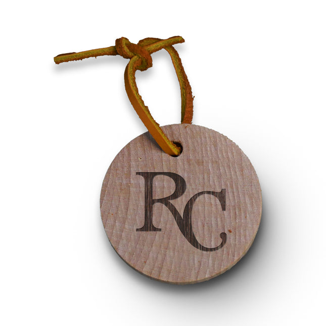 Roncalli Crimson Pride Wood Slice Ornament “Laser Etched” - Authentic Series