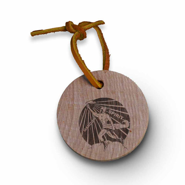 Blackwell Maroons Wood Slice Ornament “Laser Etched” - Authentic Series