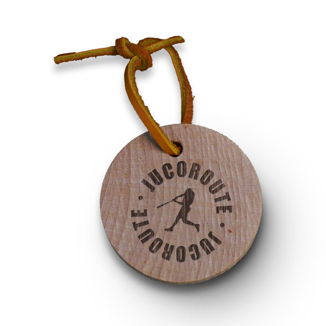Jucoroute Wood Slice Ornament “Laser Etched” - Authentic Series