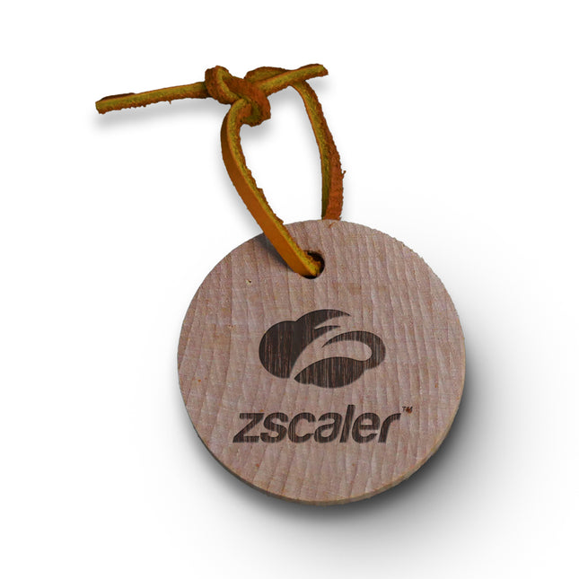 ZScaler Wood Slice Ornament “Laser Etched” - Authentic Series