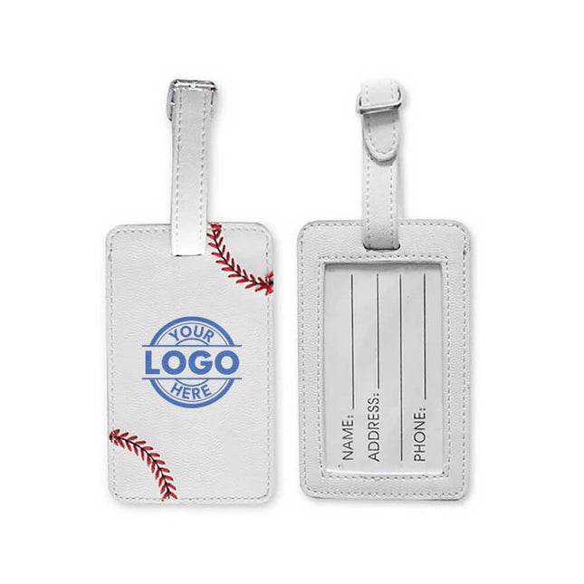 Custom Design Baseball Luggage Tag - Authentic Series