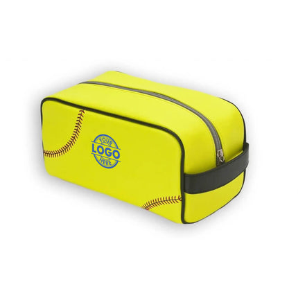 Custom Design Softball Toiletry and Cosmetics Bag - Authentic Series