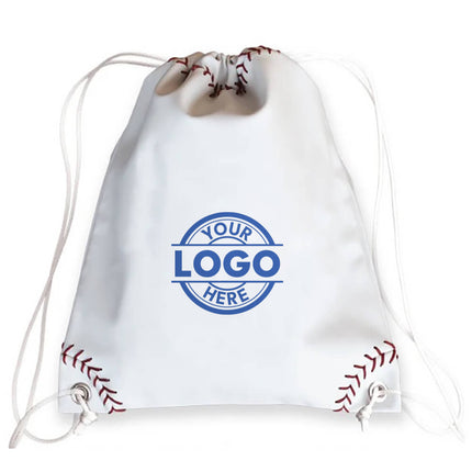 Custom Design Baseball Drawstring Bag - Authentic Series