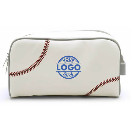 Custom Design Baseball Toiletry and Cosmetics Bag - Authentic Series
