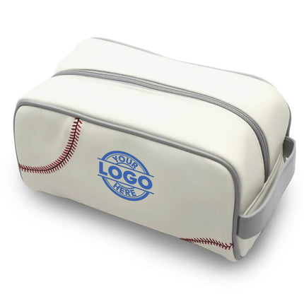 Custom Design Baseball Toiletry and Cosmetics Bag - Authentic Series