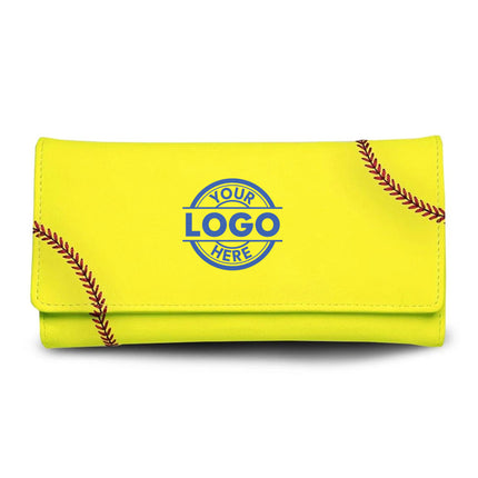 Custom Design Softball Women's Wallet - Authentic Series