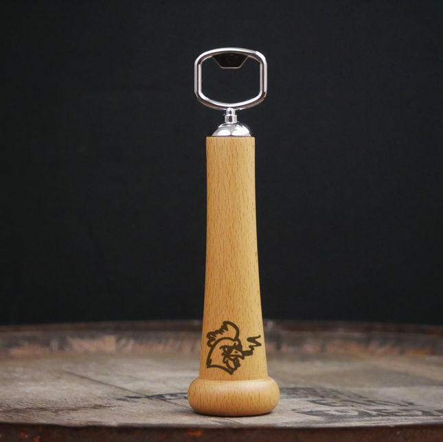 Austin Yard Birds | Cluck Norris Season Opener™ | Baseball Bat Handle Bottle Opener