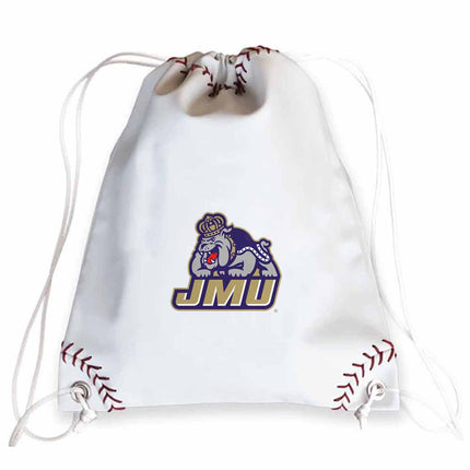 JMU Dukes Baseball Drawstring Bag - Authentic Series