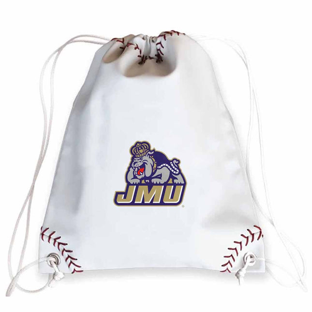 JMU Dukes Baseball Drawstring Bag - Authentic Series