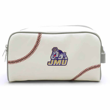 JMU Dukes Baseball Toiletry and Cosmetics Bag - Authentic Series