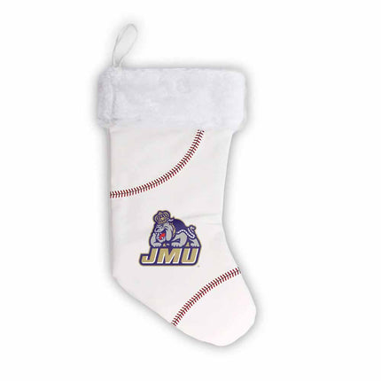 JMU Dukes Baseball Christmas Stocking - Authentic Series