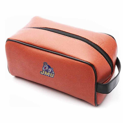 JMU Dukes Basketball Toiletry and Cosmetics Bag - Authentic Series