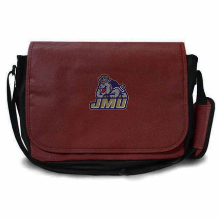 JMU Dukes Football Messenger Bag - Authentic Series